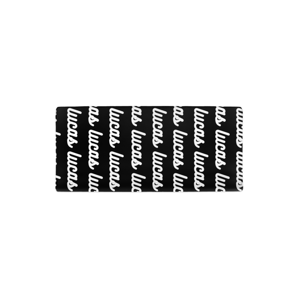 PERSONALIZED MODERN REPEAT CHANGING PAD COVER - RETRO CURSIVE