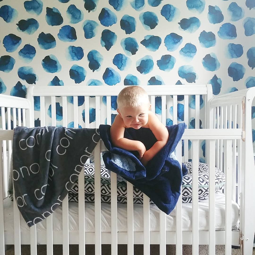 PERSONALIZED NAME BLANKET - LIGHT (ALL COLOR OPTIONS)