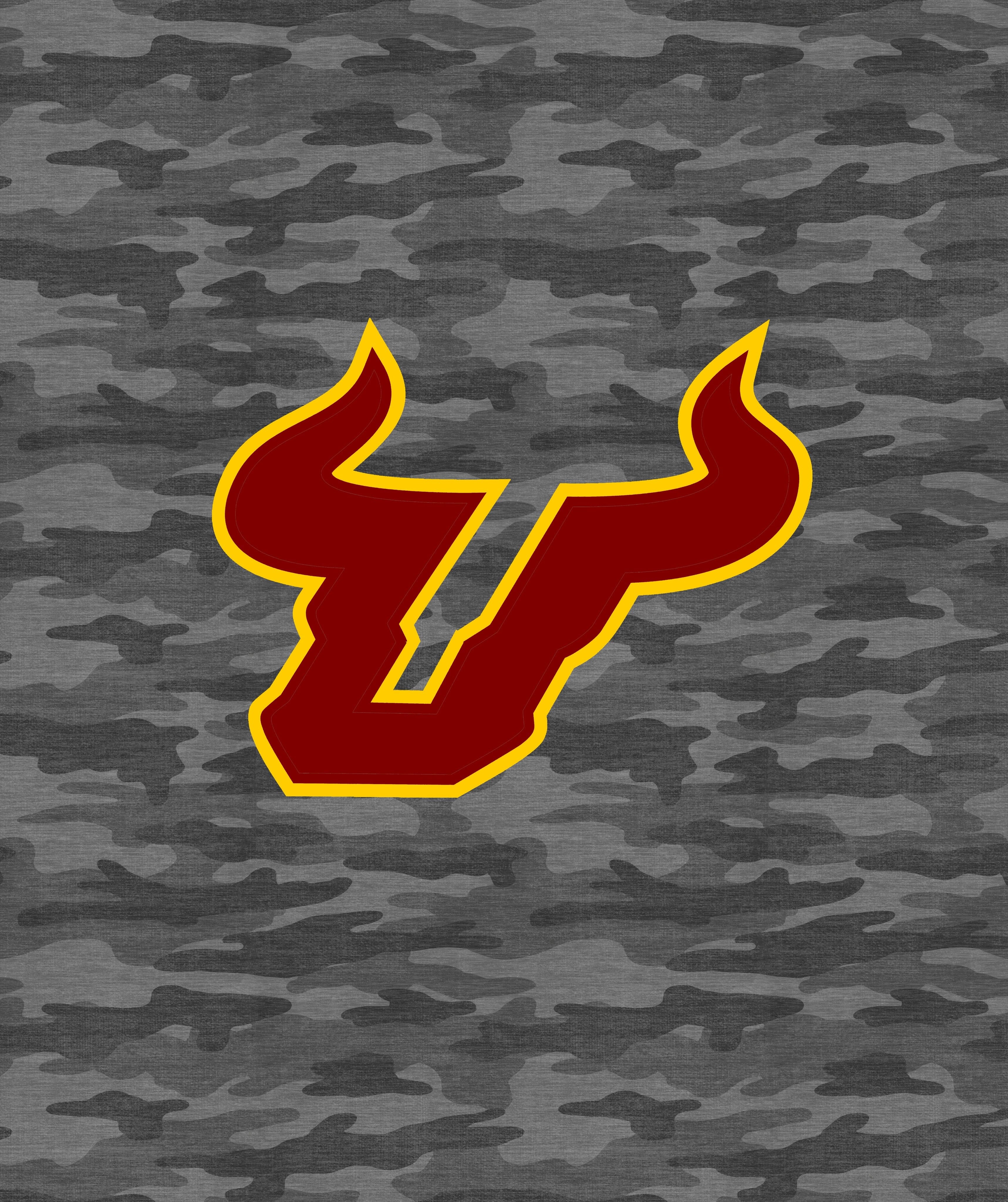 Grey Camo Blanket with Custom Logo/Mascot