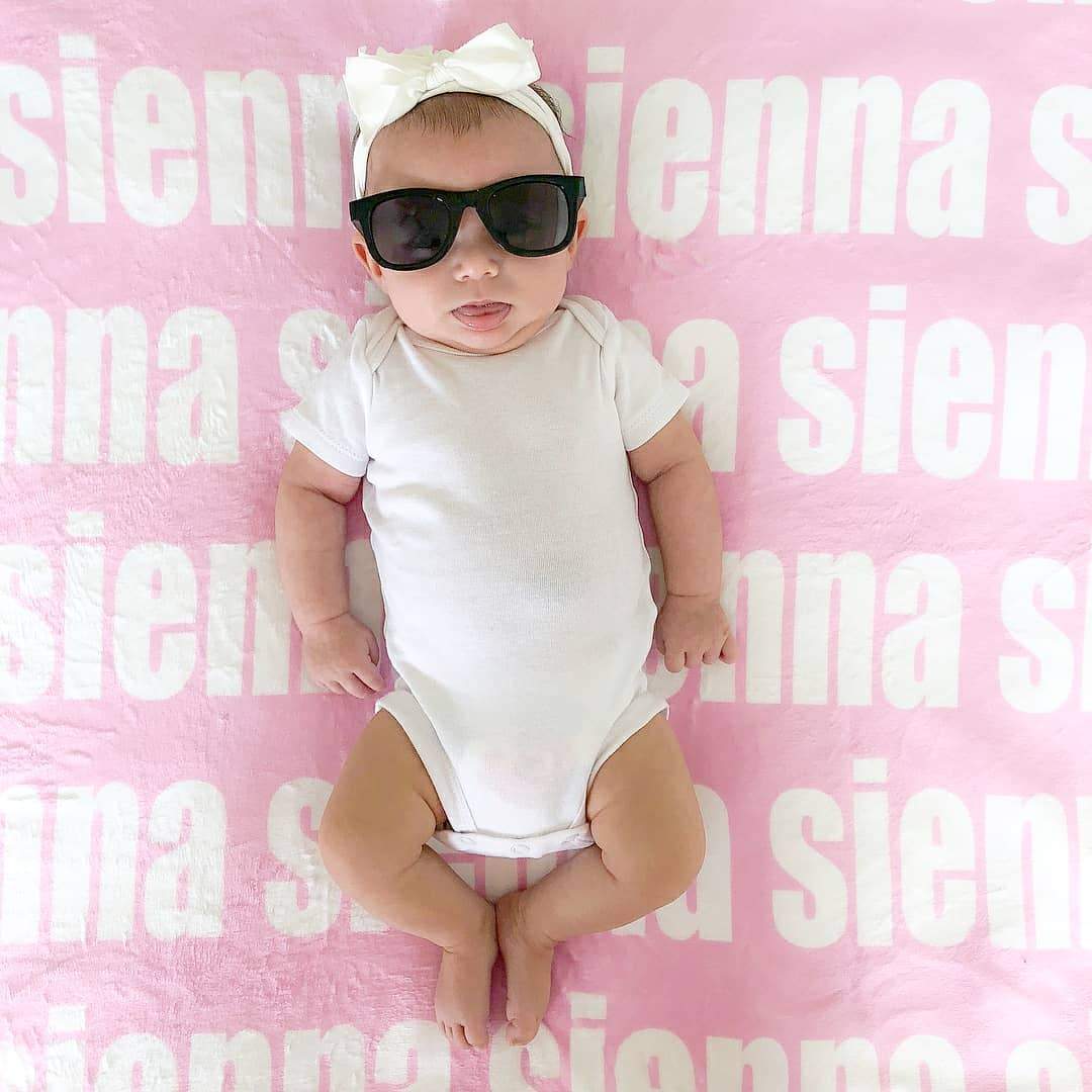 PERSONALIZED NAME BLANKET - BOLD (ALL COLOR OPTIONS)