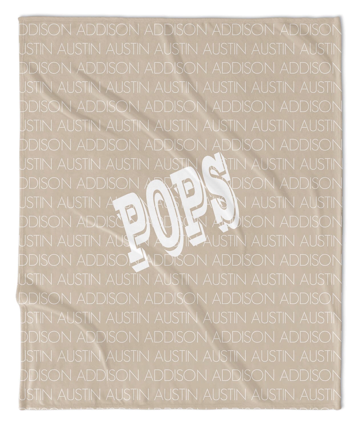 GRANDPA / DAD + GRANDKIDS THROW BLANKET