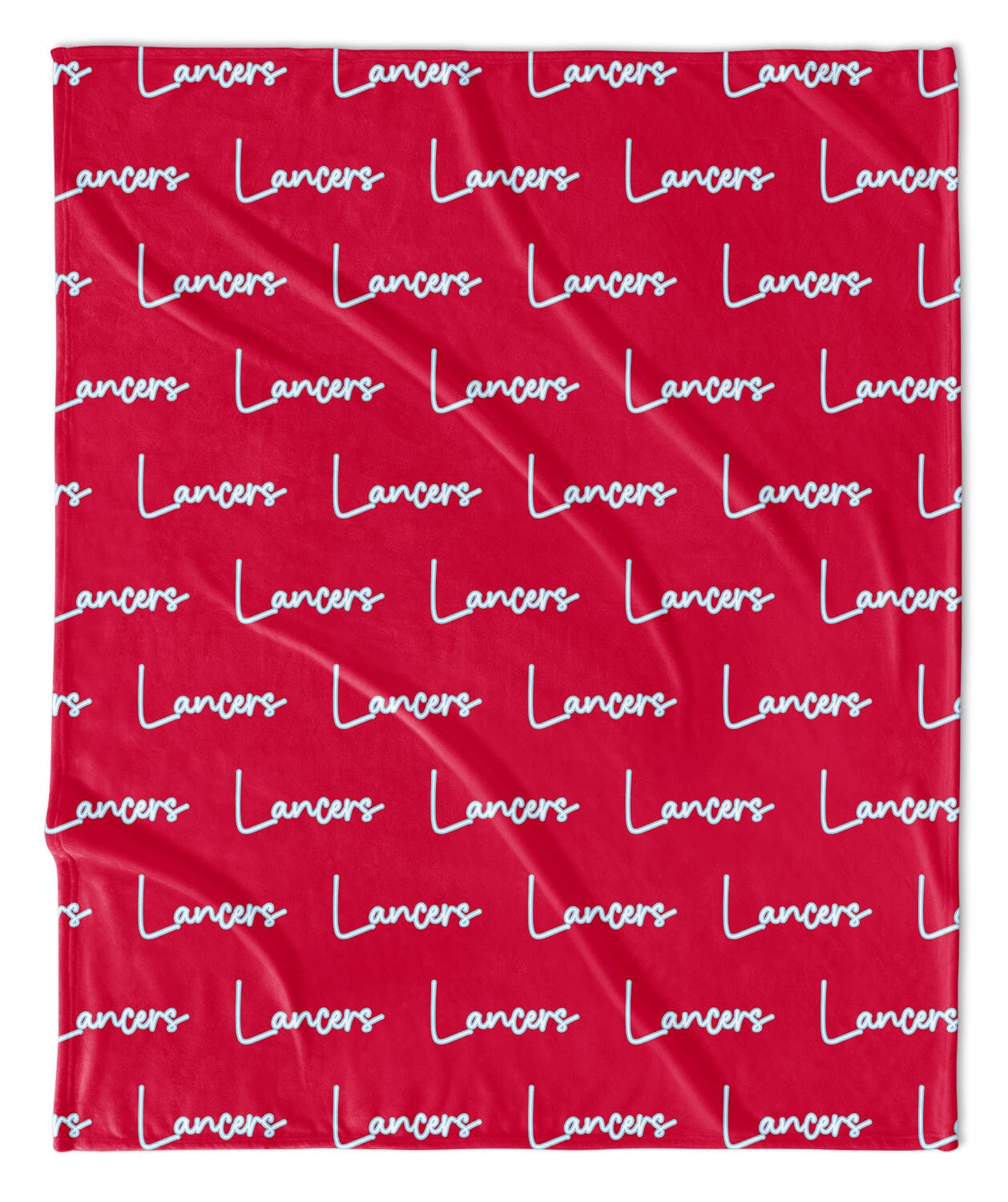 Cursive Repeat Mascot Blanket