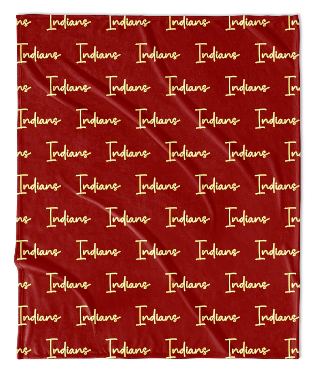 Cursive Repeat Mascot Blanket