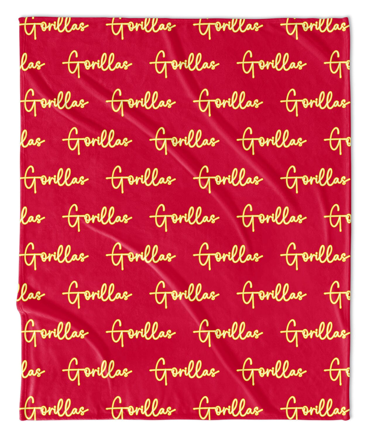 Cursive Repeat Mascot Blanket
