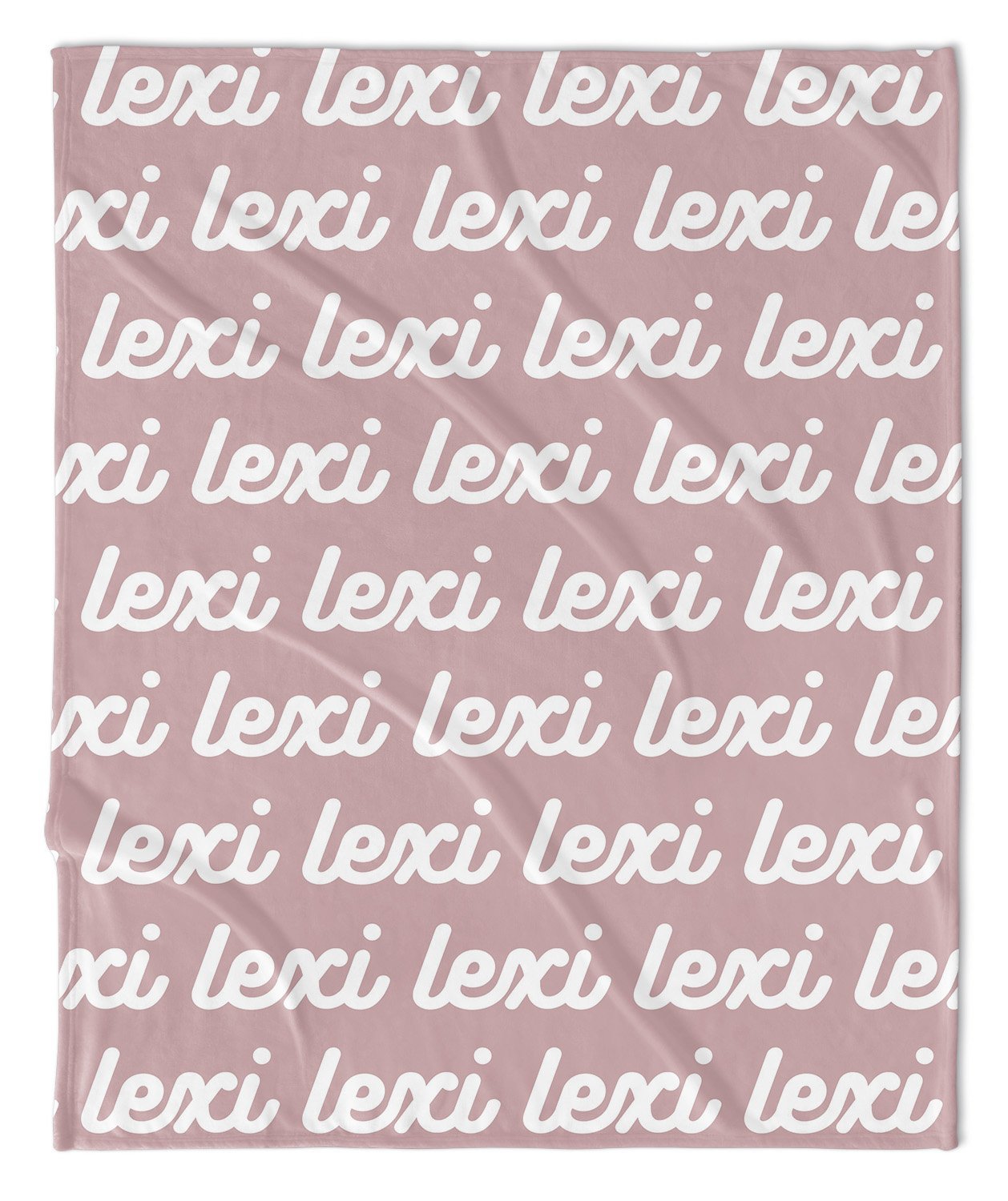 PERSONALIZED NAME BLANKET - RETRO CURSIVE (JEWEL TONE COLOR OPTIONS)