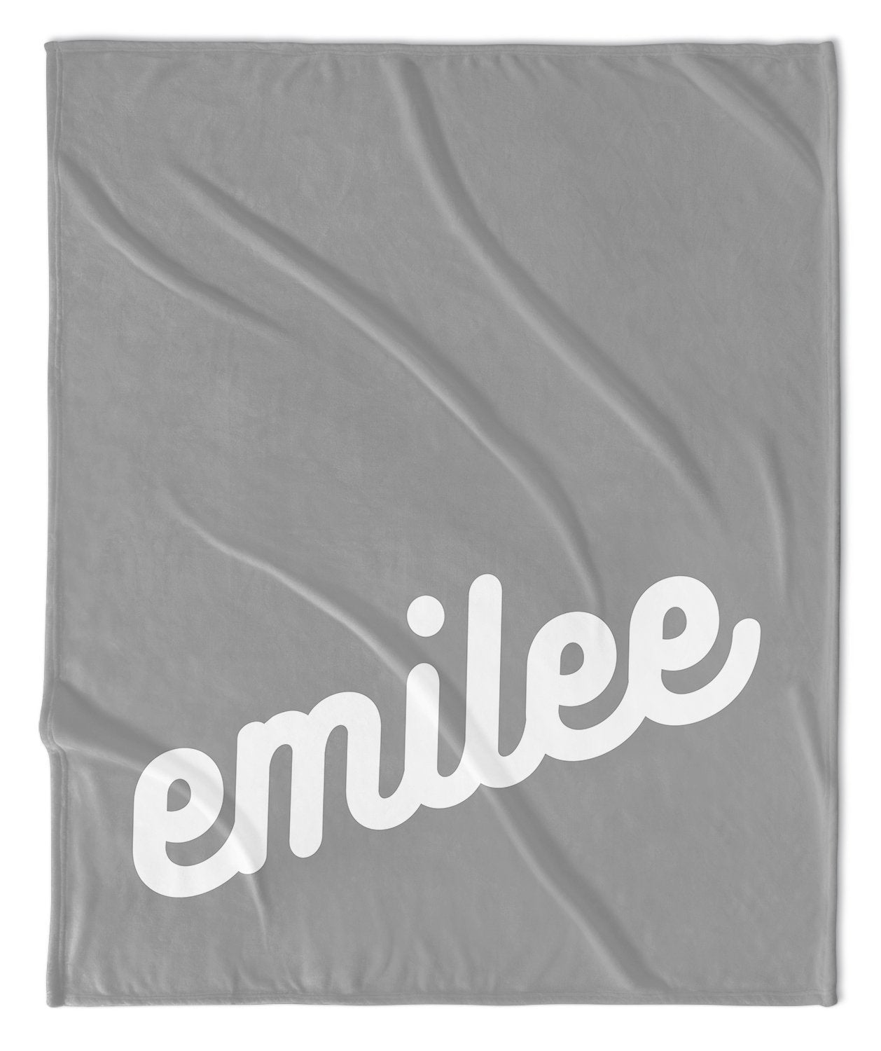 PERSONALIZED NAME BLANKET - RETRO CURSIVE 2 (ALL COLOR OPTIONS)