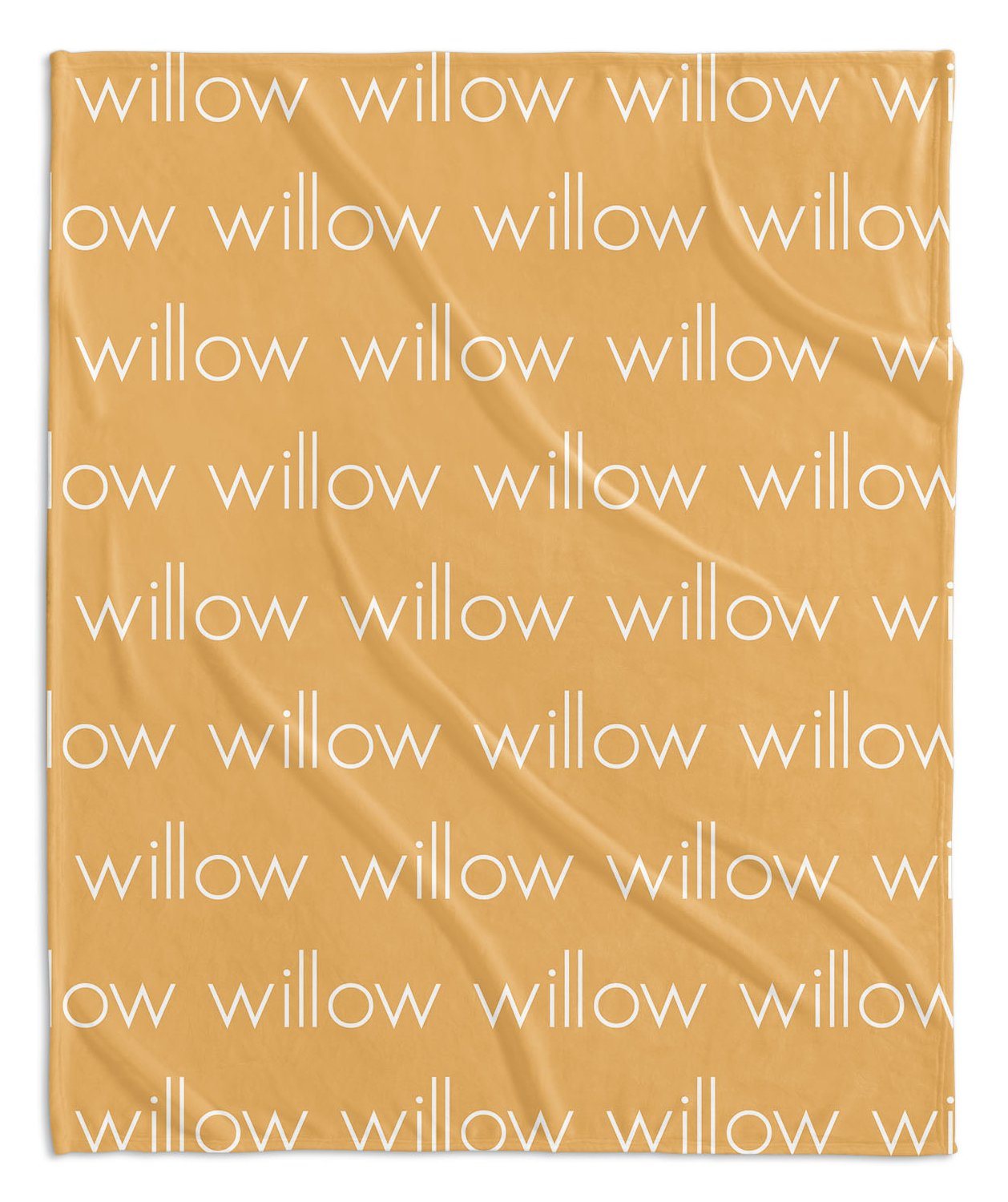 PERSONALIZED NAME BLANKET - LIGHT (JEWEL TONE COLOR OPTIONS)