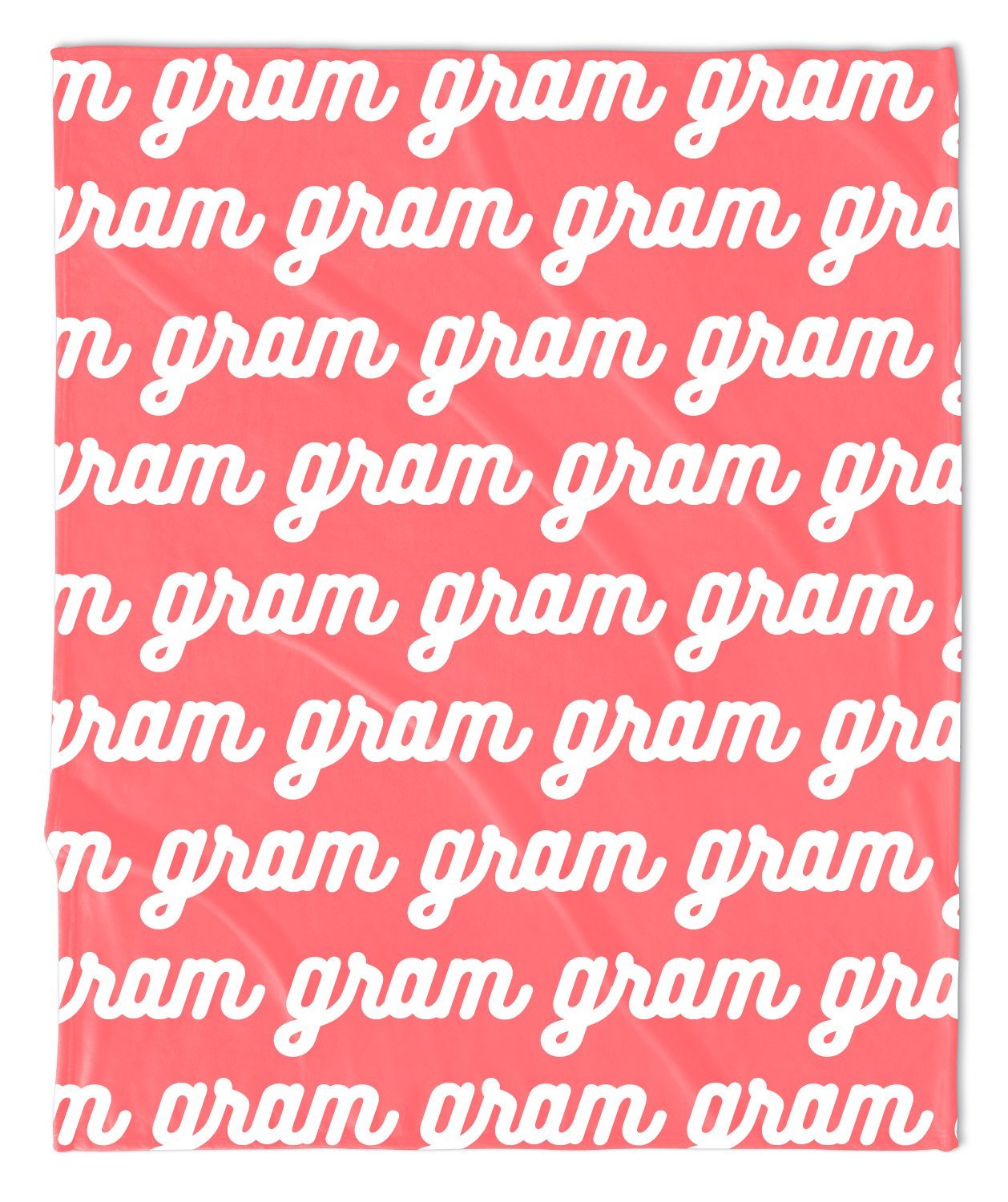 MOTHER'S DAY REPEAT THROW BLANKET -  RETRO CURSIVE