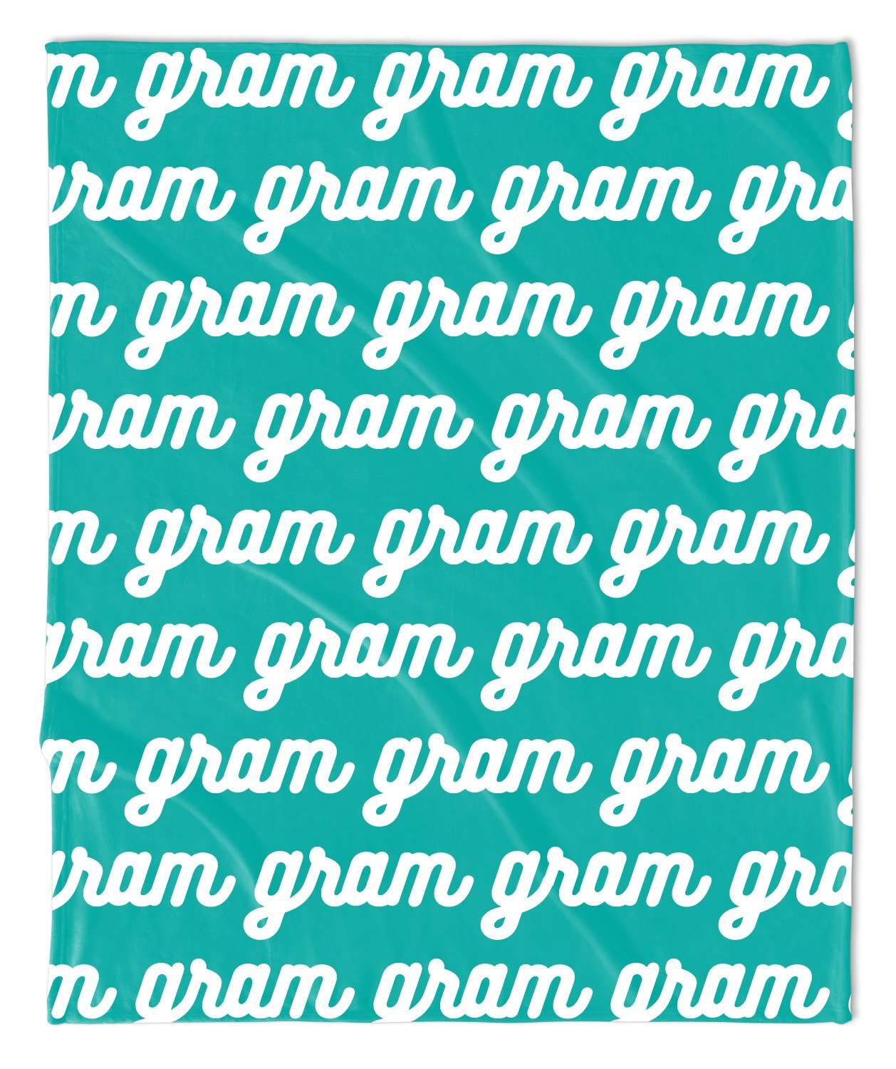 MOTHER'S DAY REPEAT THROW BLANKET -  RETRO CURSIVE