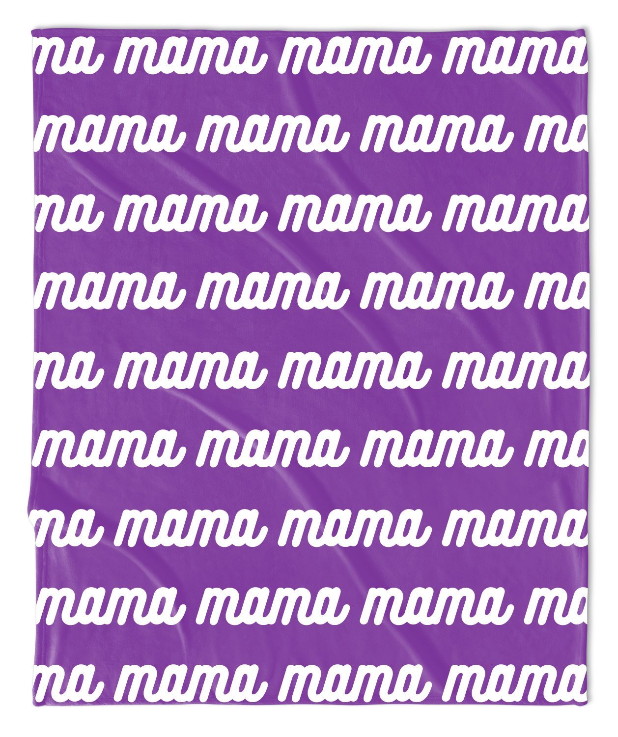 MOTHER'S DAY REPEAT THROW BLANKET -  RETRO CURSIVE