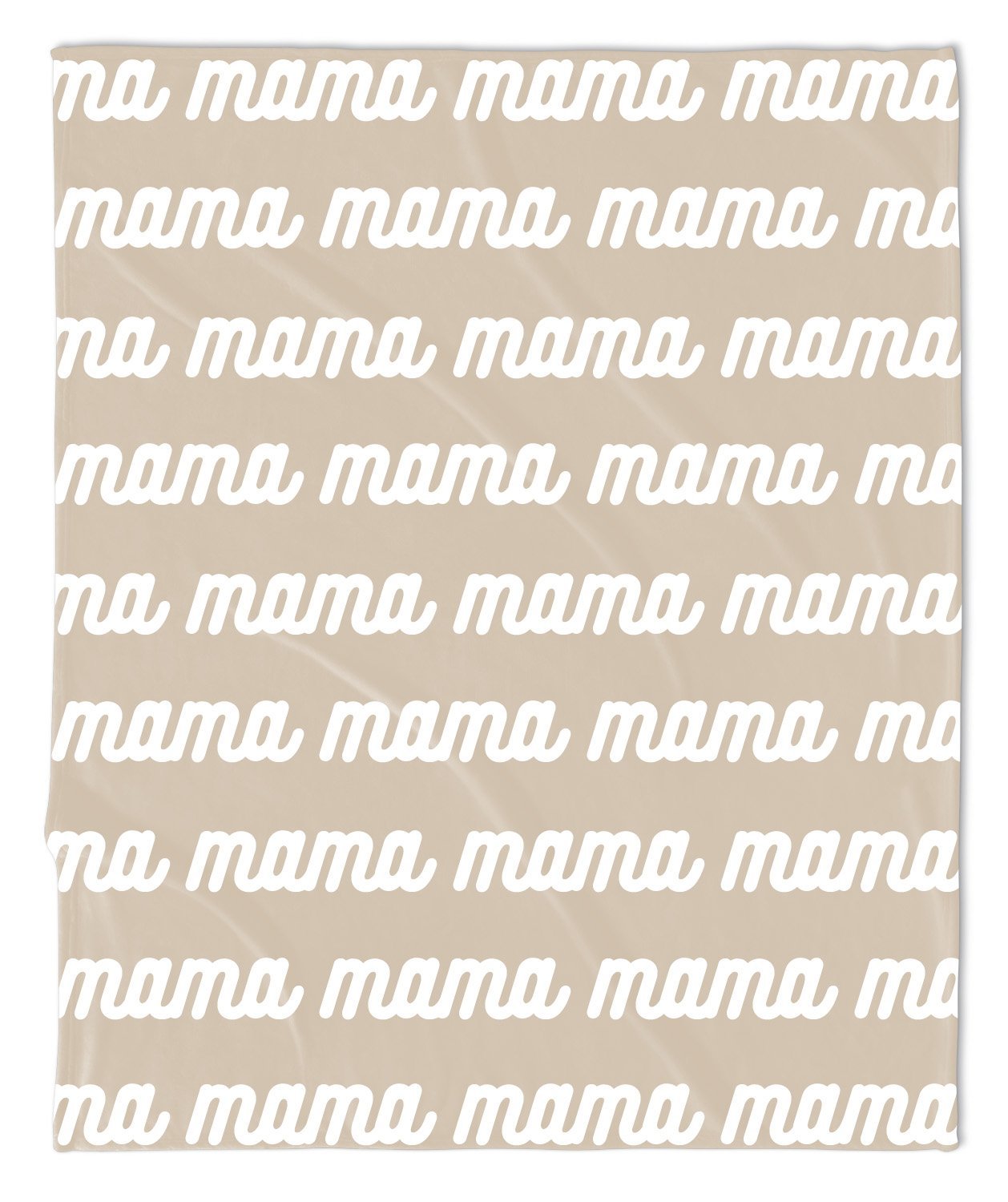 MOTHER'S DAY REPEAT THROW BLANKET -  RETRO CURSIVE