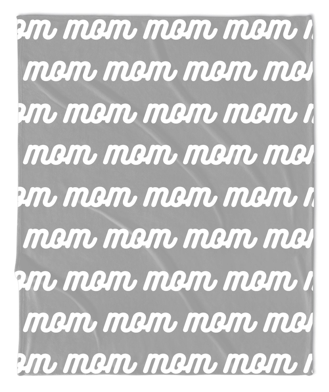 MOTHER'S DAY REPEAT THROW BLANKET -  RETRO CURSIVE