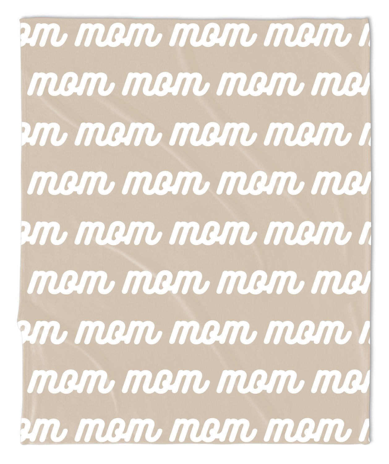 MOTHER'S DAY REPEAT THROW BLANKET -  RETRO CURSIVE