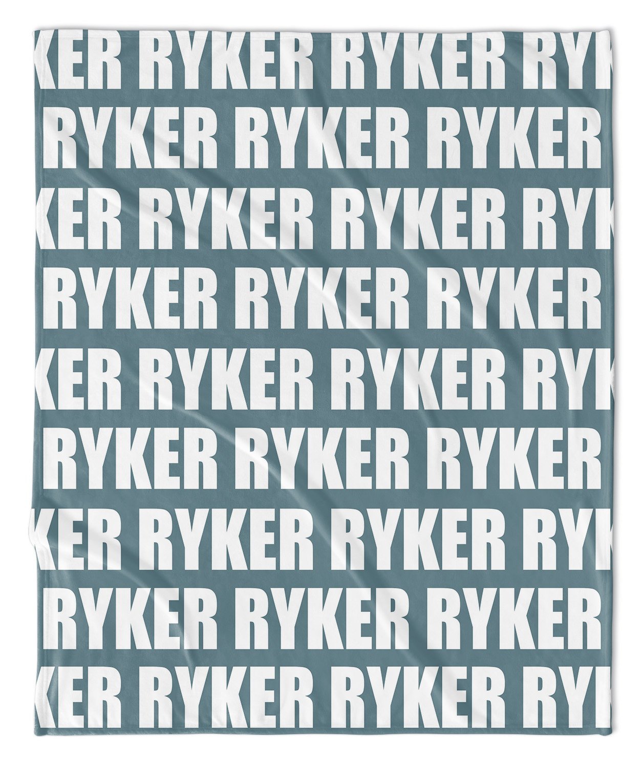 PERSONALIZED NAME BLANKET - BOLD (JEWEL TONE COLOR OPTIONS)