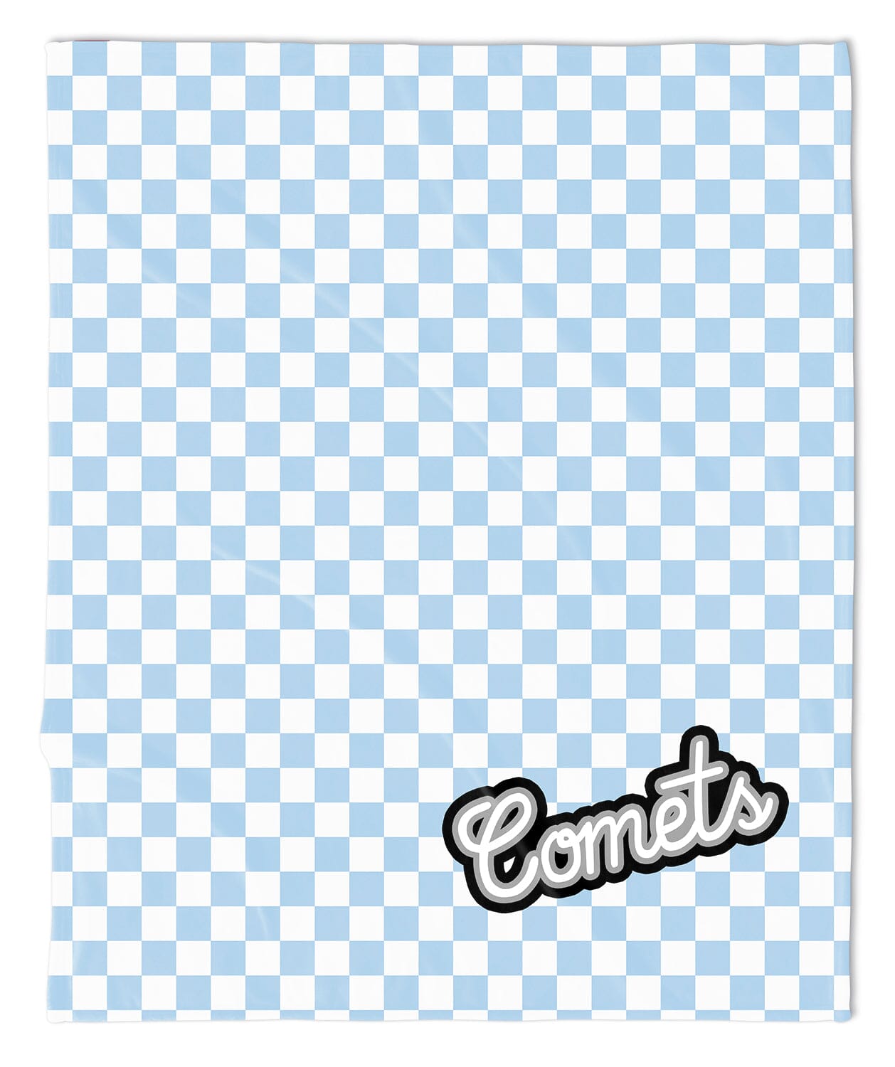 Checkered Mascot Blanket