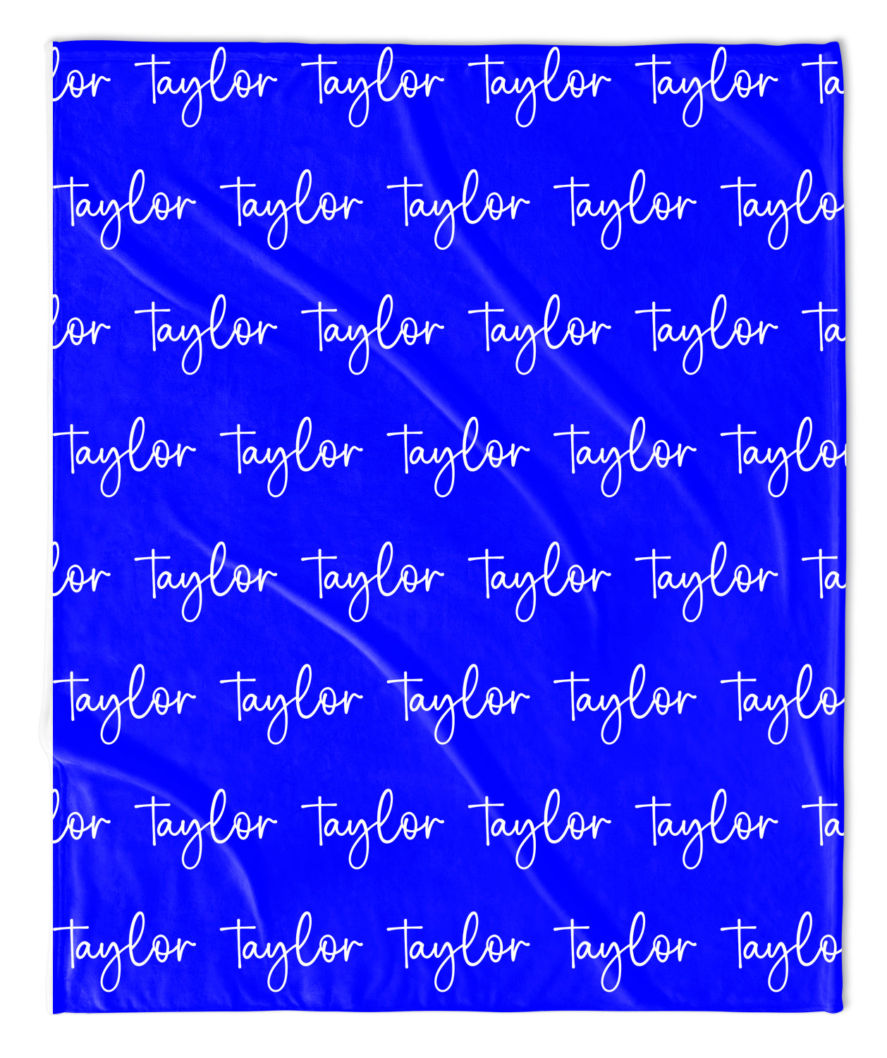 Personalized Name Blanket - Script (ALL COLOR OPTIONS)