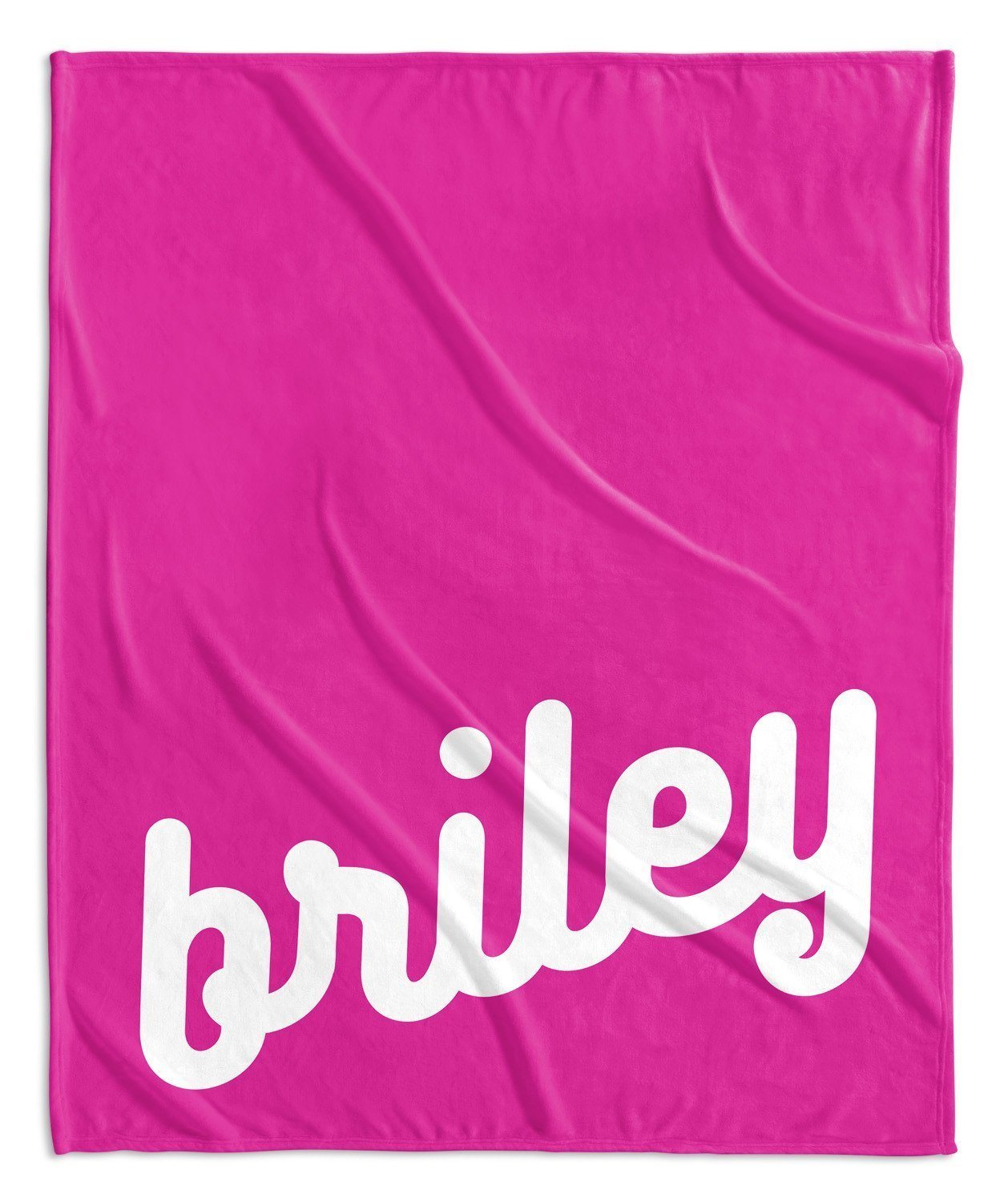 PERSONALIZED NAME BLANKET - RETRO CURSIVE 2 (ALL COLOR OPTIONS)
