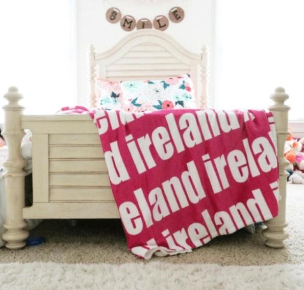 PERSONALIZED NAME BLANKET - BOLD (ALL COLOR OPTIONS)