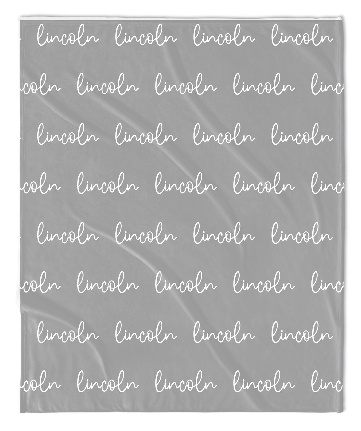 Personalized Name Blanket - Script (ALL COLOR OPTIONS)