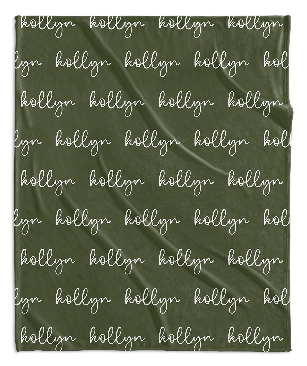 PERSONALIZED NAME BLANKET - SCRIPT (BOHO COLOR OPTIONS)