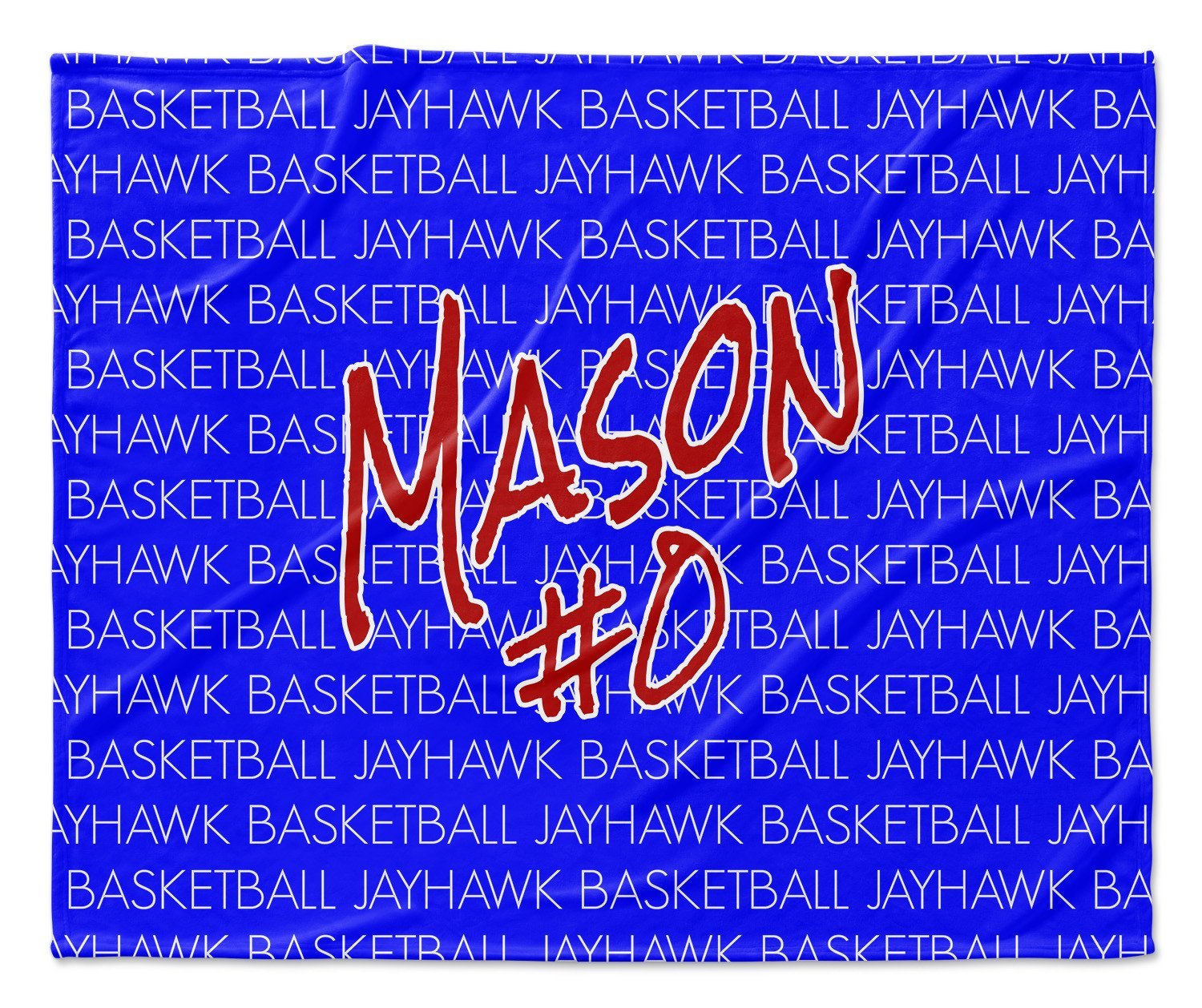 TEAM - NAME & NUMBER PERSONALIZED THROW BLANKET