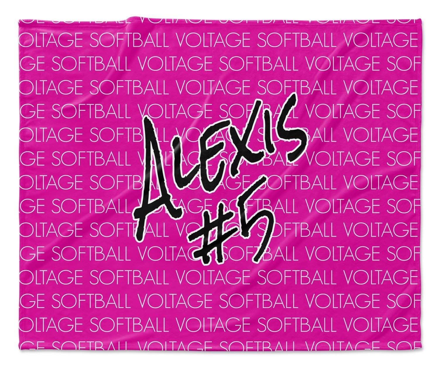 TEAM - NAME & NUMBER PERSONALIZED THROW BLANKET