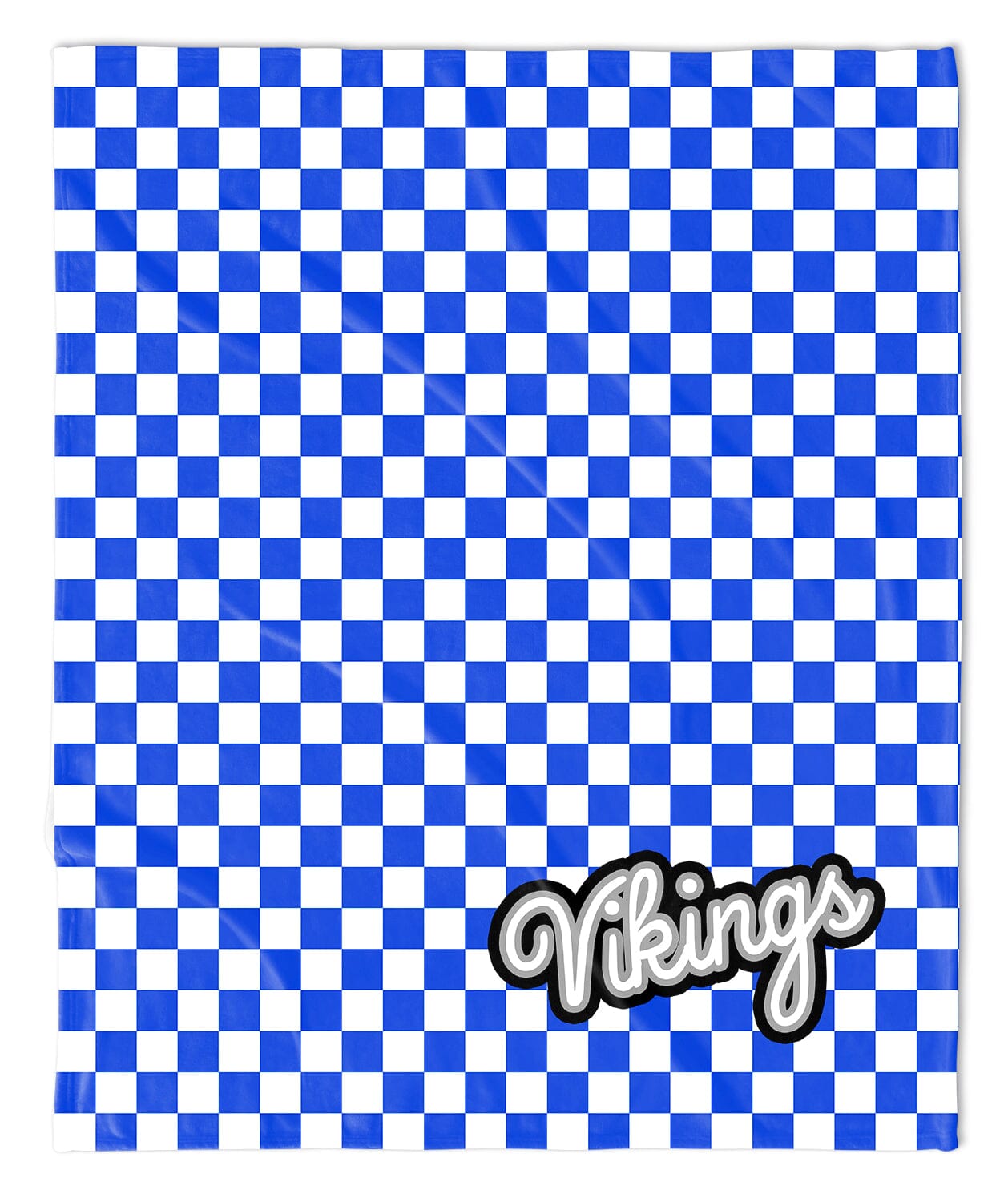 Checkered Mascot Blanket