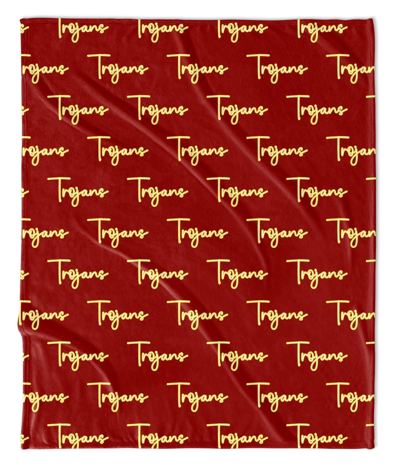 Cursive Repeat Mascot Blanket