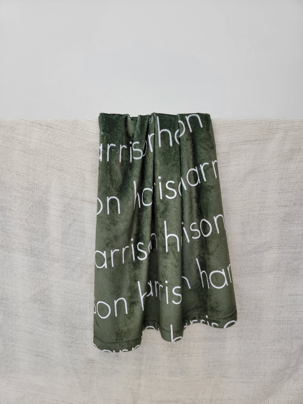 PERSONALIZED NAME BLANKET - LIGHT (BOHO COLOR OPTIONS)