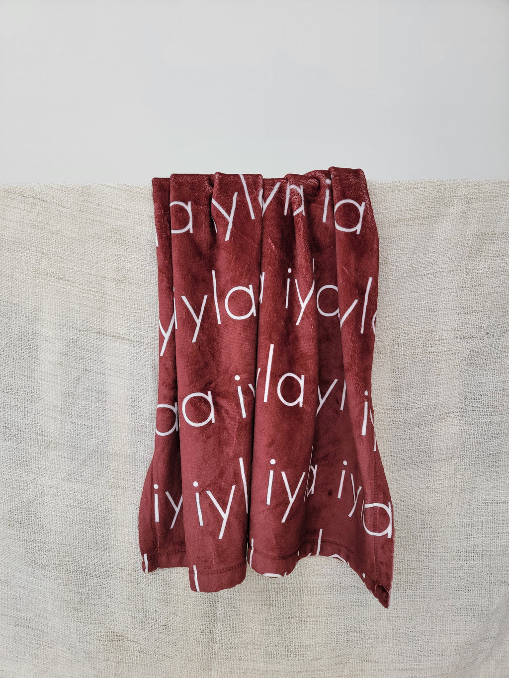 PERSONALIZED NAME BLANKET - LIGHT (BOHO COLOR OPTIONS)