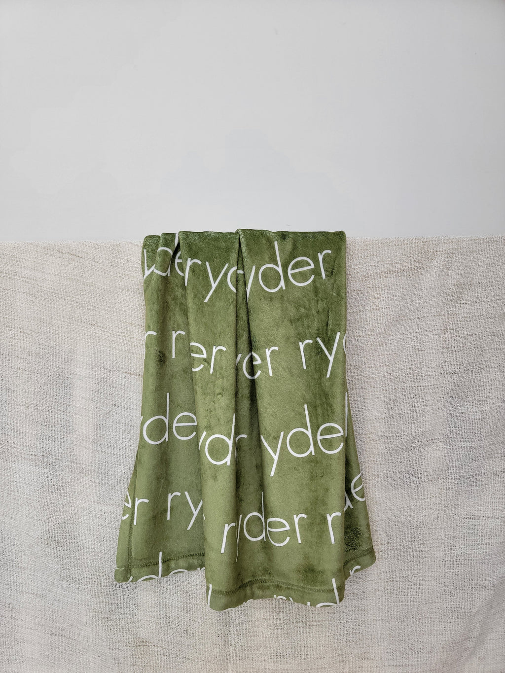 PERSONALIZED NAME BLANKET - LIGHT (BOHO COLOR OPTIONS)