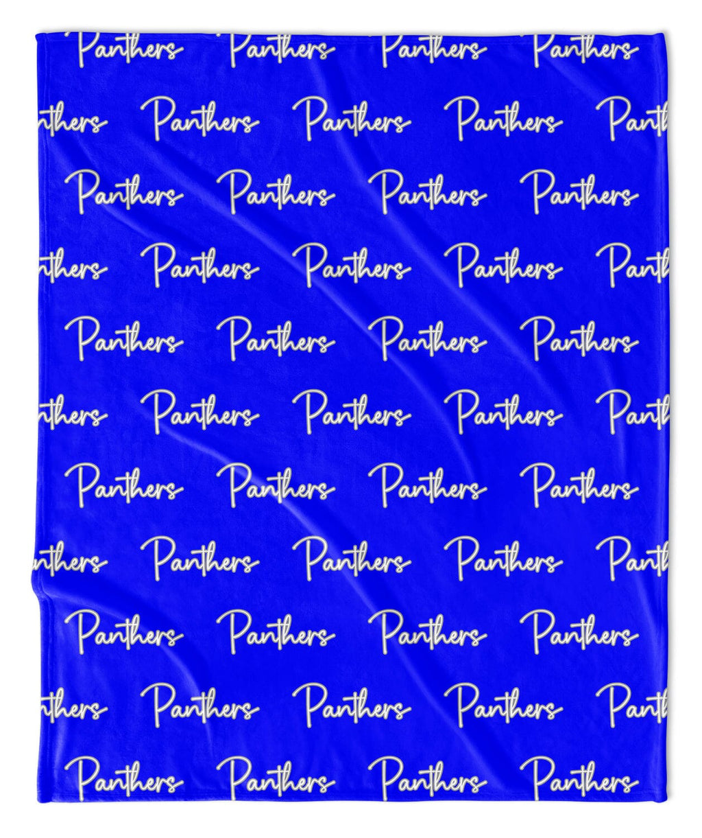 Cursive Repeat Mascot Blanket