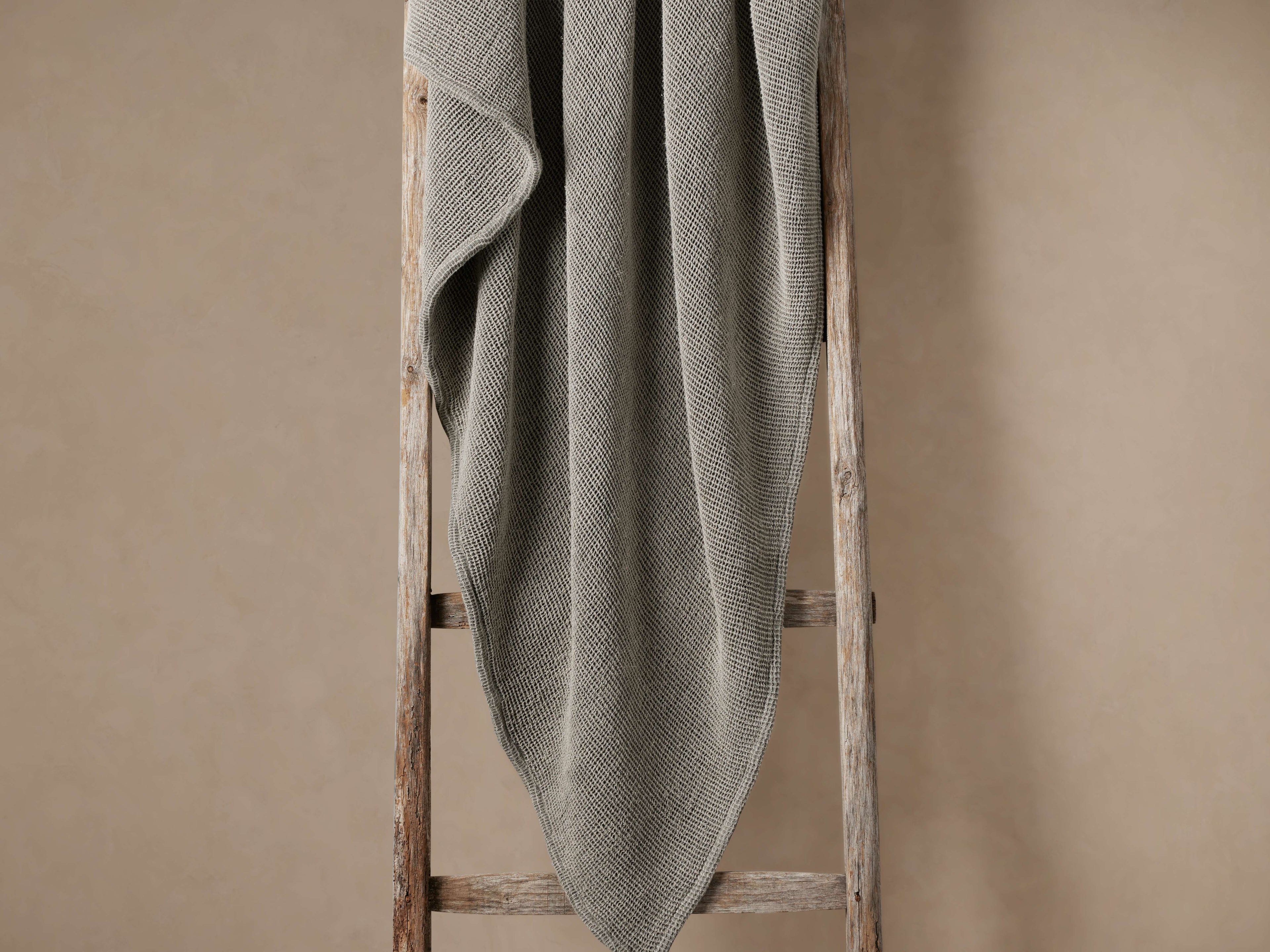 Garment-Dyed Throw in Fog