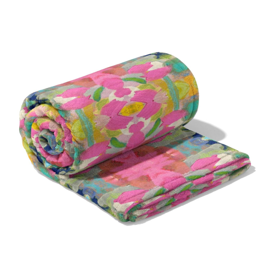 Pink Paradise Fleece Blanket