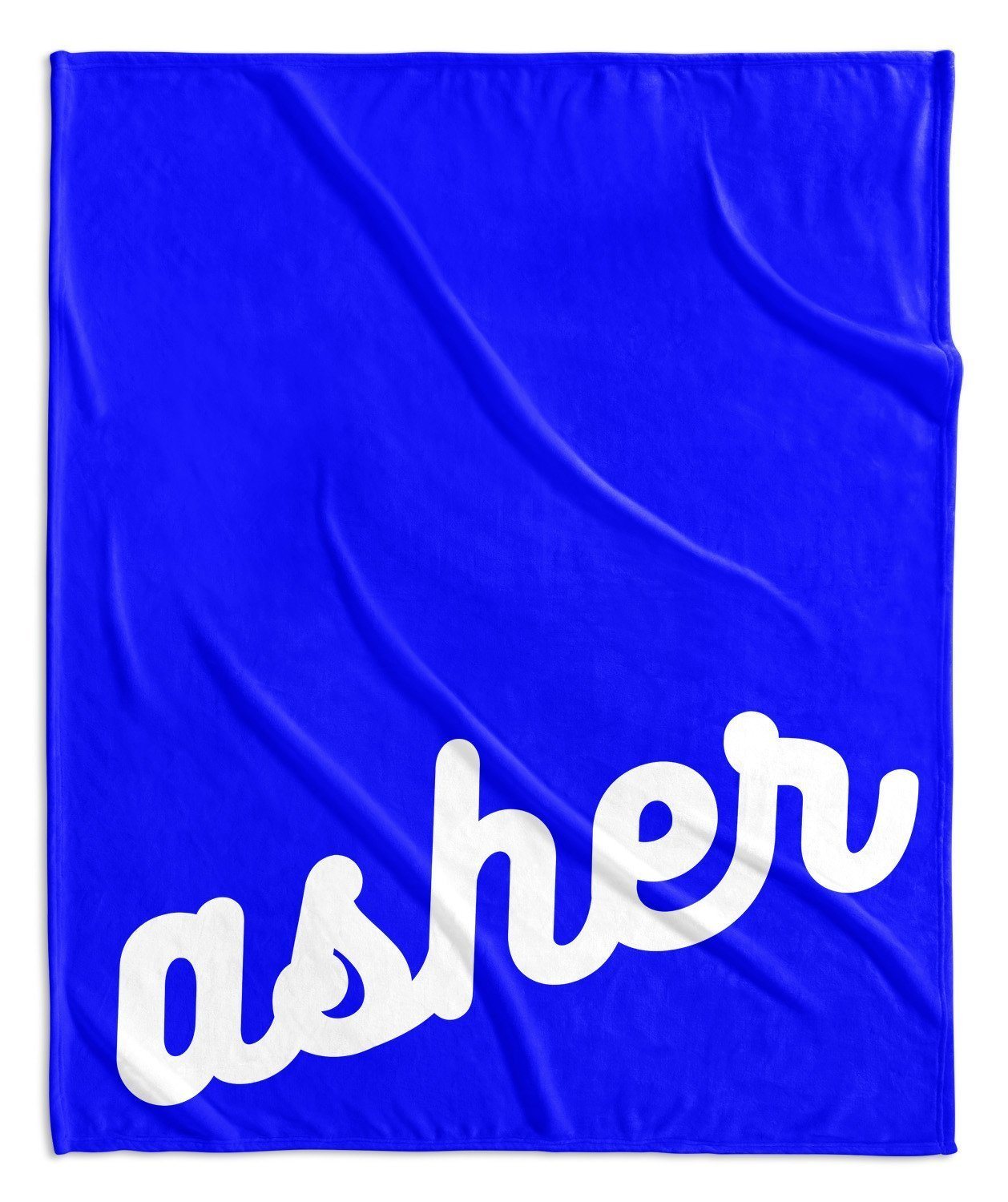 PERSONALIZED NAME BLANKET - RETRO CURSIVE 2 (ALL COLOR OPTIONS)