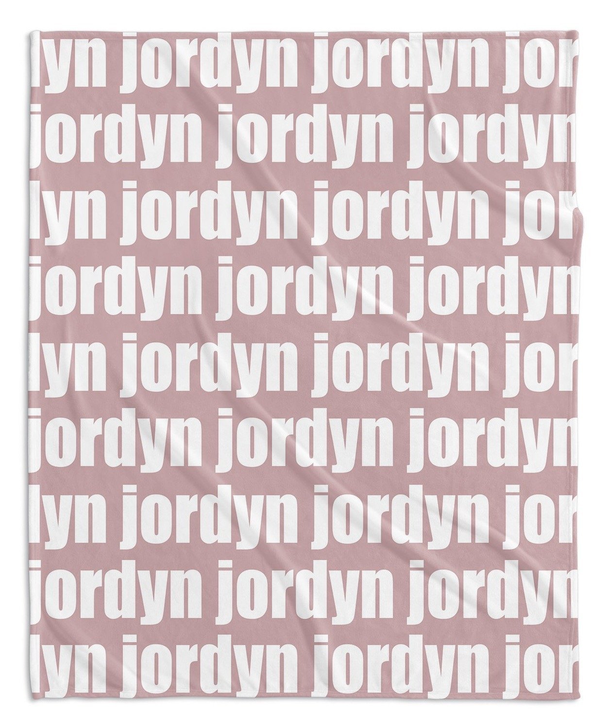 PERSONALIZED NAME BLANKET - BOLD (JEWEL TONE COLOR OPTIONS)