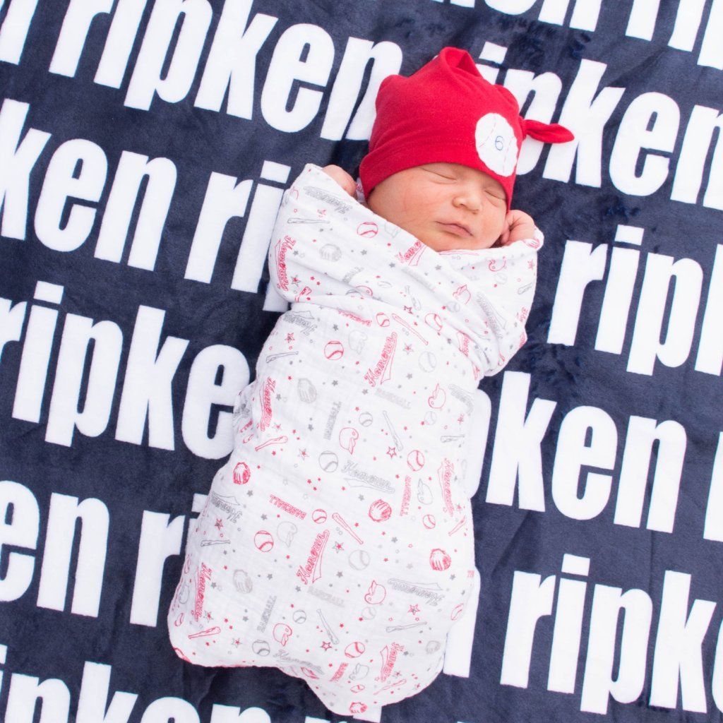 PERSONALIZED NAME BLANKET - BOLD (ALL COLOR OPTIONS)