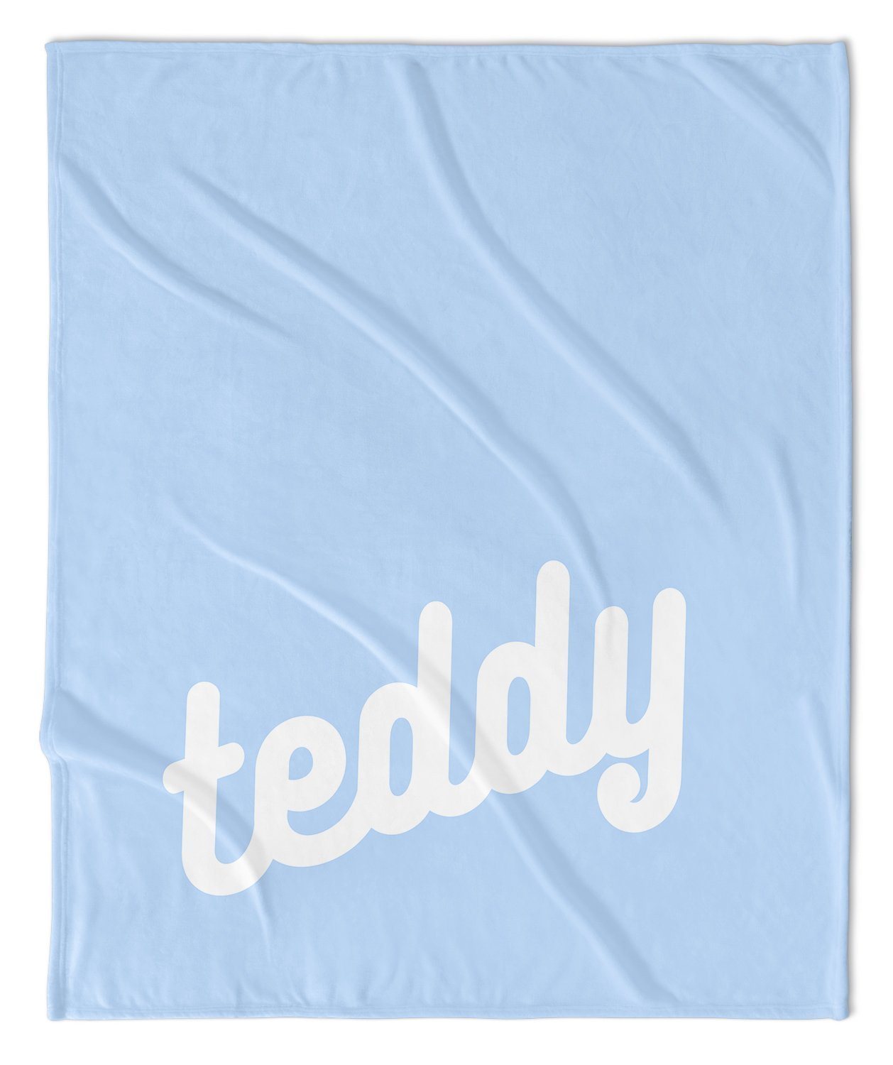 PERSONALIZED NAME BLANKET - RETRO CURSIVE 2 (ALL COLOR OPTIONS)