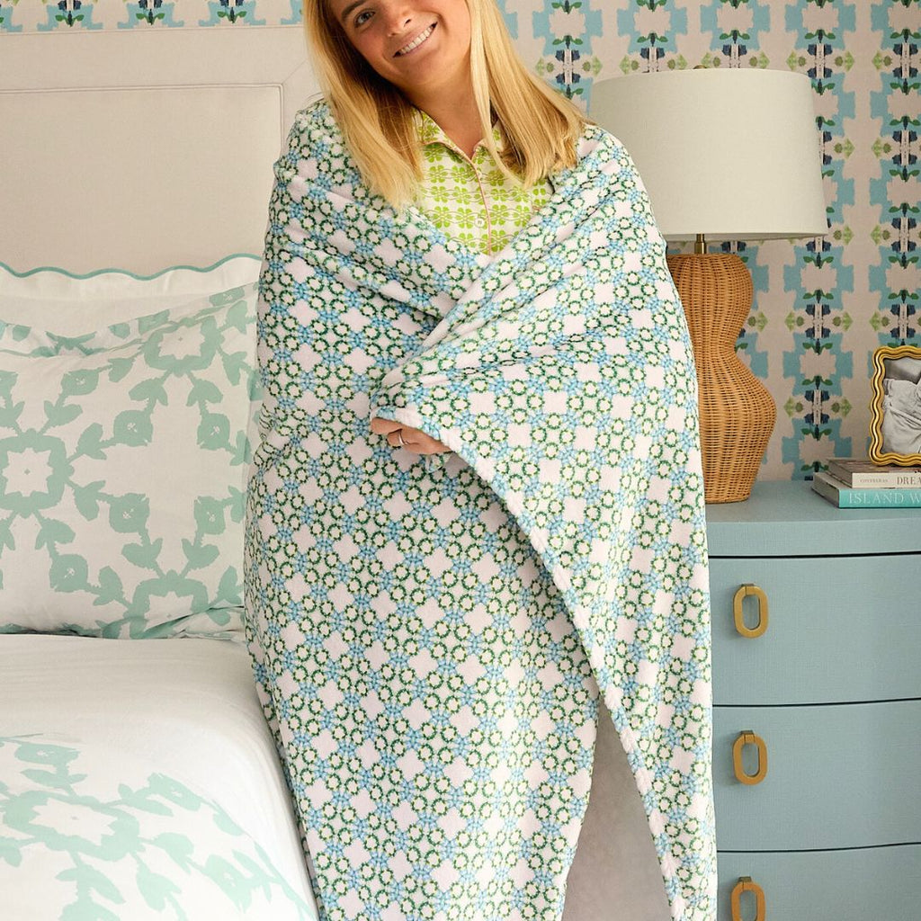 Ski Bunny Fleece Blanket