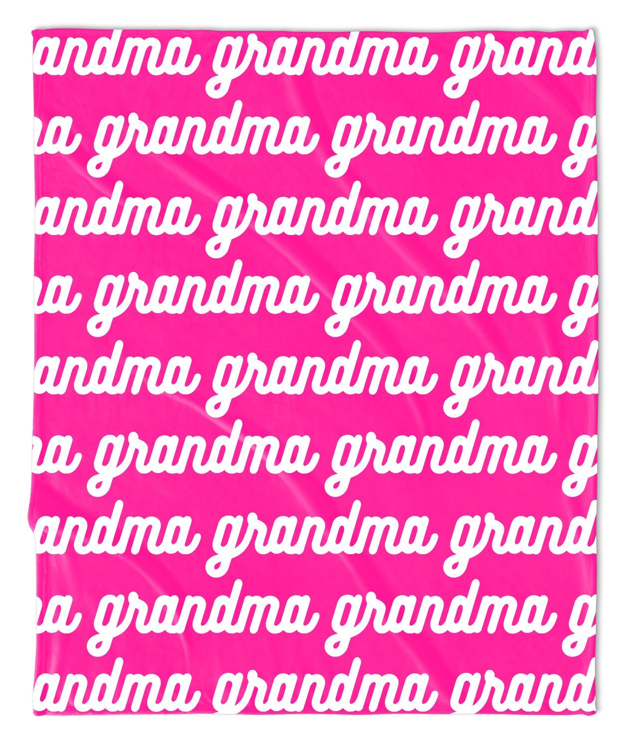 MOTHER'S DAY REPEAT THROW BLANKET -  RETRO CURSIVE