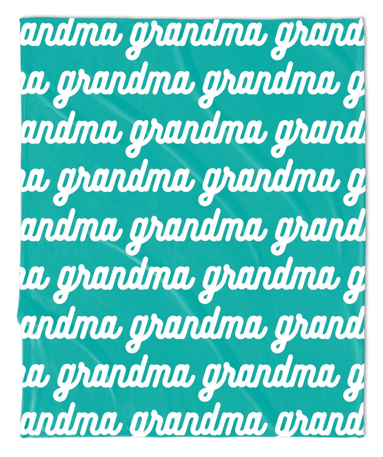 MOTHER'S DAY REPEAT THROW BLANKET -  RETRO CURSIVE