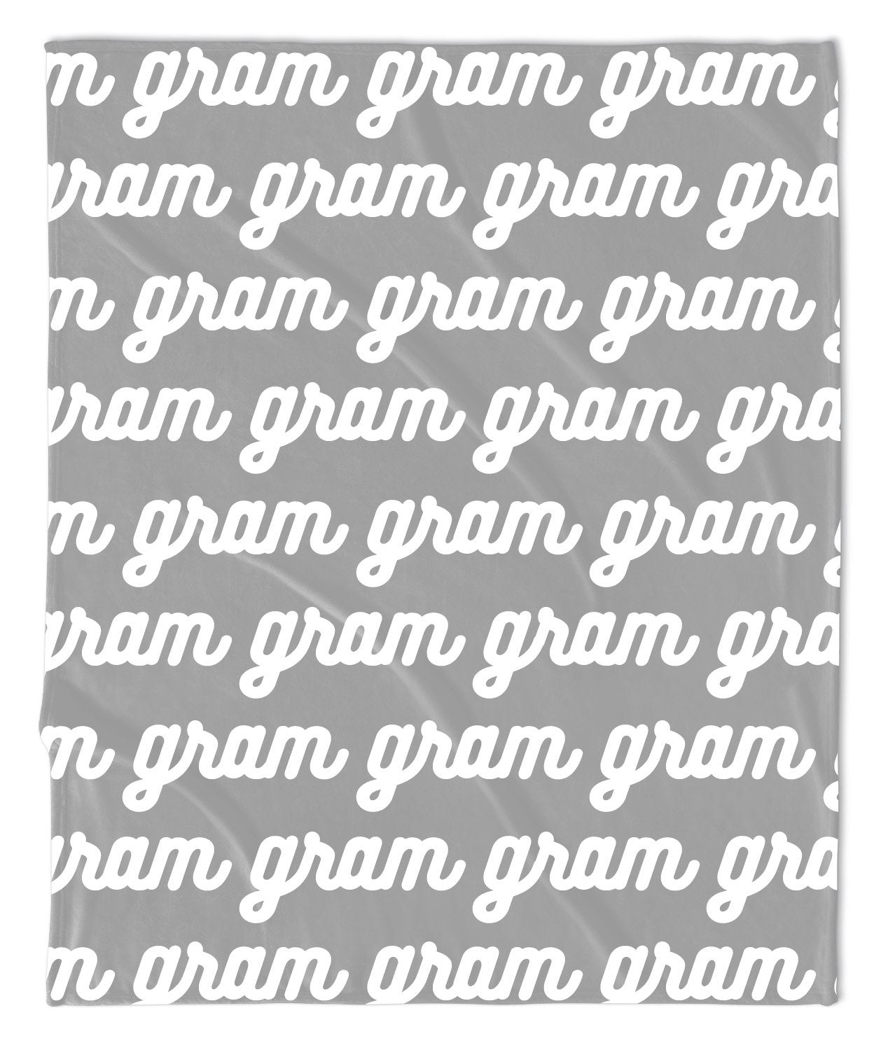 MOTHER'S DAY REPEAT THROW BLANKET -  RETRO CURSIVE