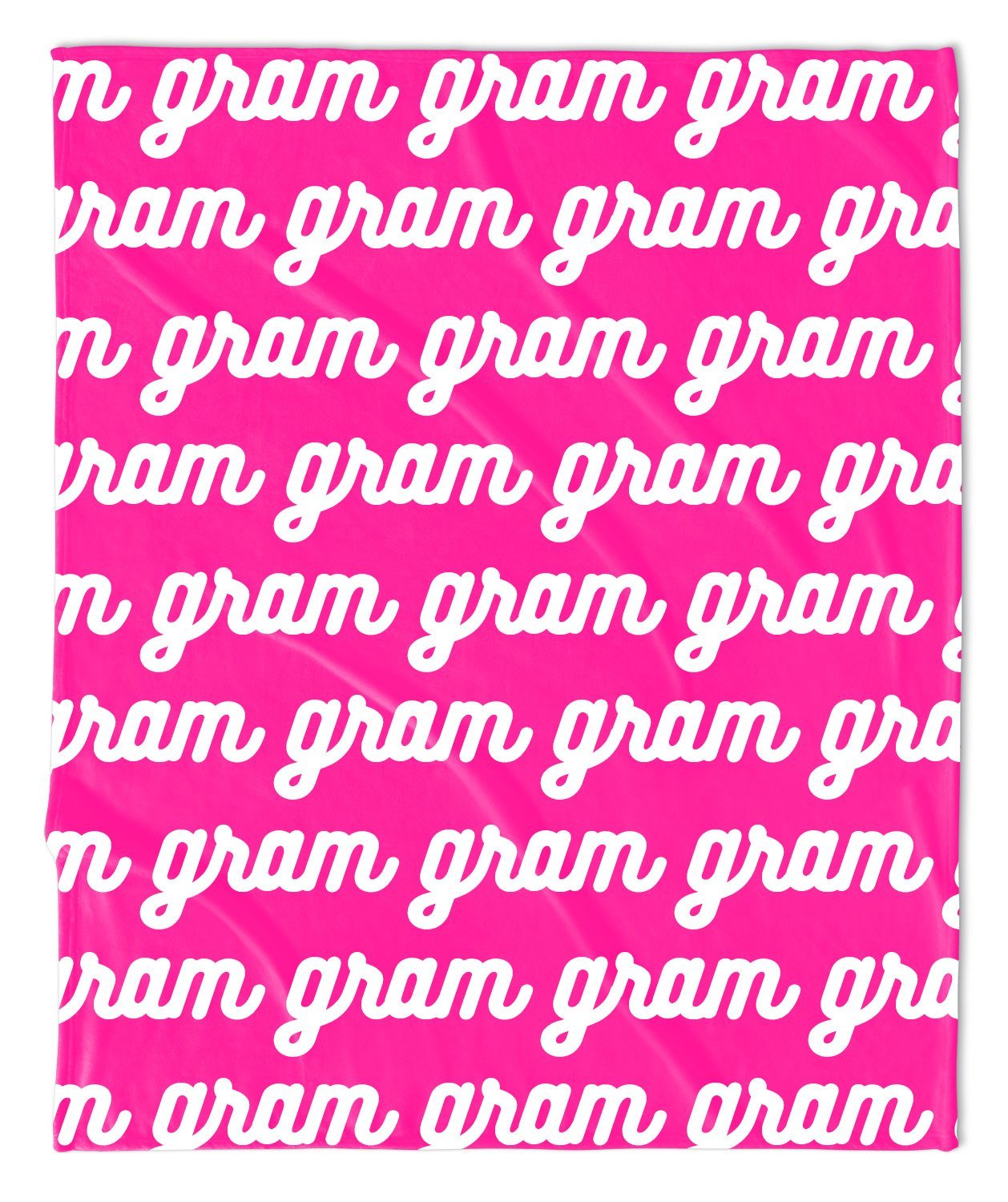 MOTHER'S DAY REPEAT THROW BLANKET -  RETRO CURSIVE