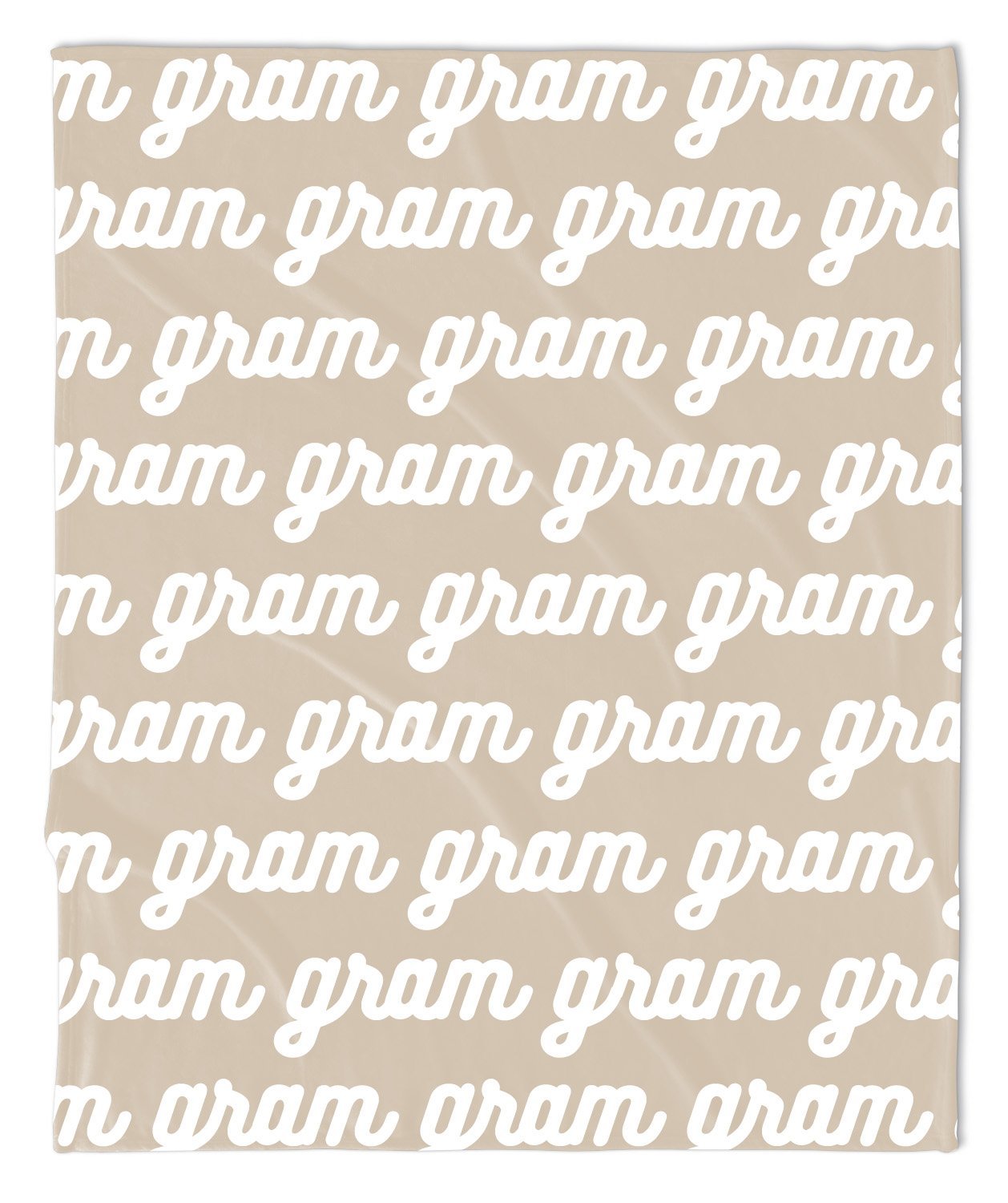 MOTHER'S DAY REPEAT THROW BLANKET -  RETRO CURSIVE