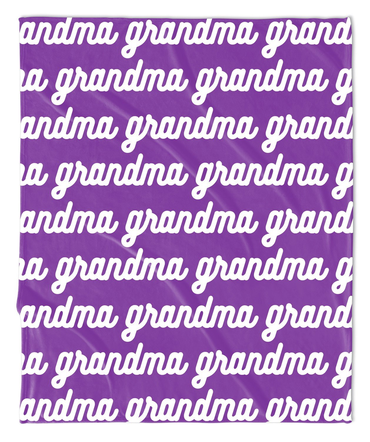 MOTHER'S DAY REPEAT THROW BLANKET -  RETRO CURSIVE