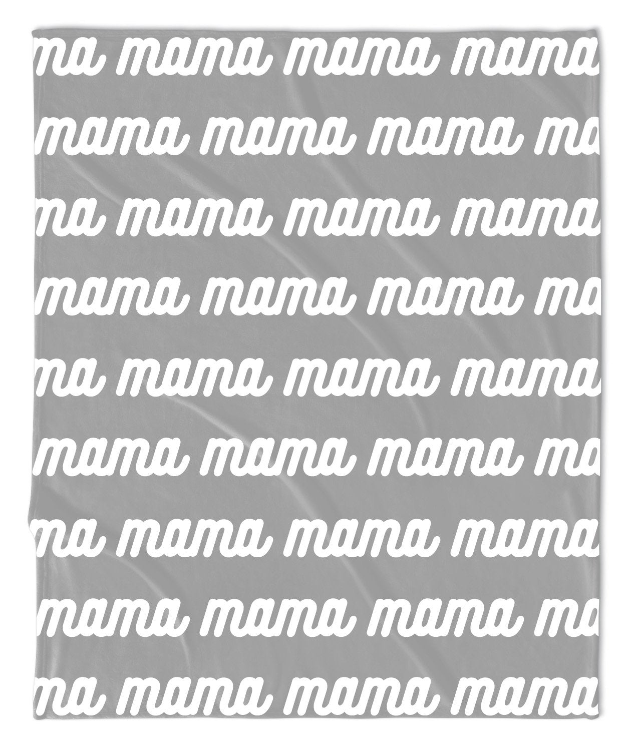 MOTHER'S DAY REPEAT THROW BLANKET -  RETRO CURSIVE