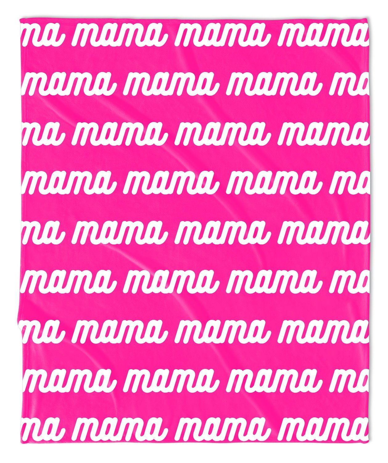 MOTHER'S DAY REPEAT THROW BLANKET -  RETRO CURSIVE