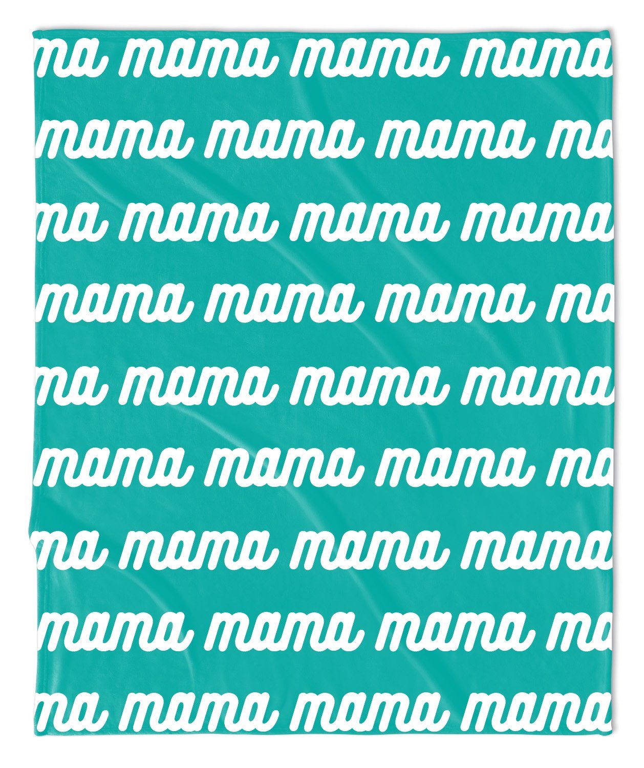 MOTHER'S DAY REPEAT THROW BLANKET -  RETRO CURSIVE