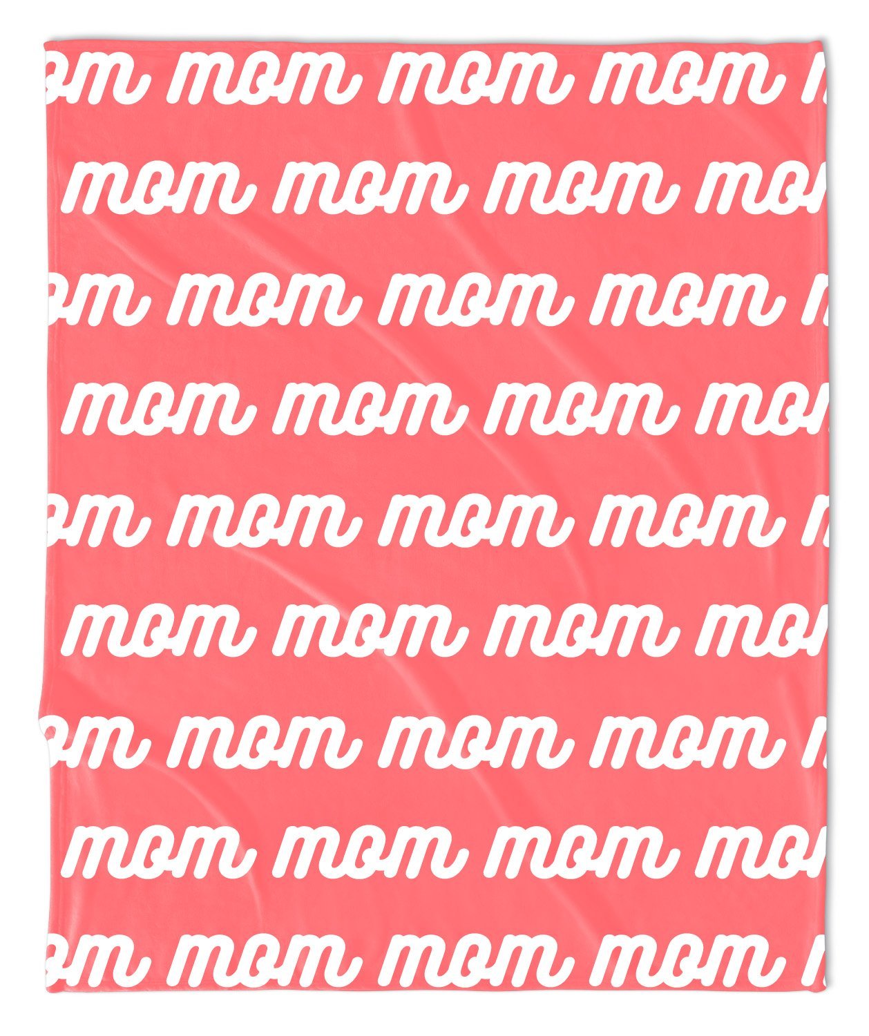 MOTHER'S DAY REPEAT THROW BLANKET -  RETRO CURSIVE