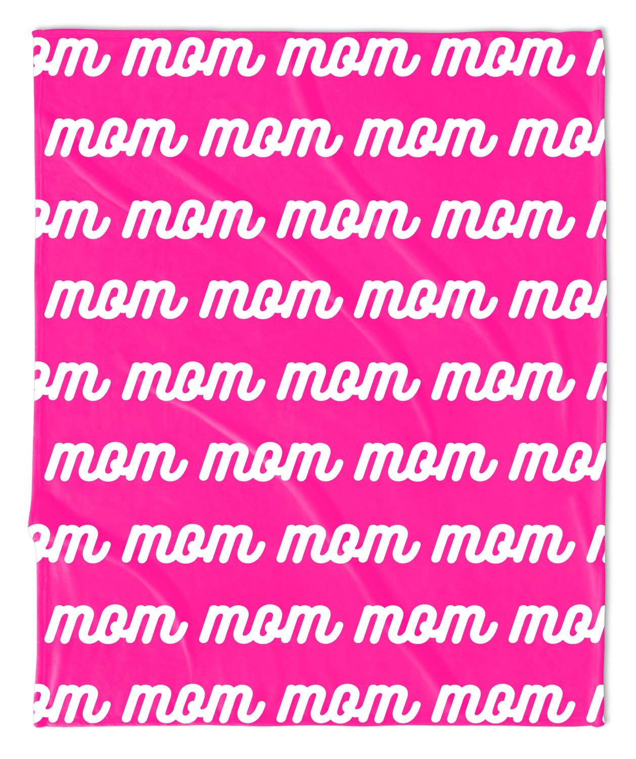 MOTHER'S DAY REPEAT THROW BLANKET -  RETRO CURSIVE